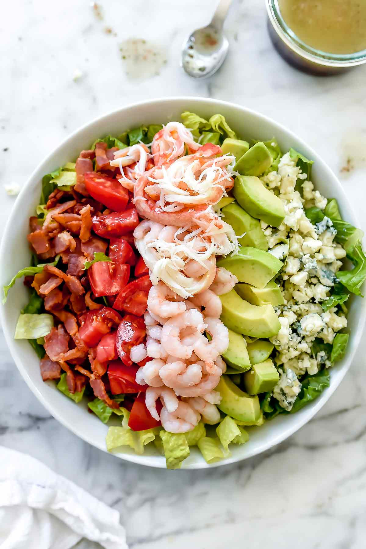 Shrimp Crab Salad
 Crab and Shrimp Seafood Cobb Salad