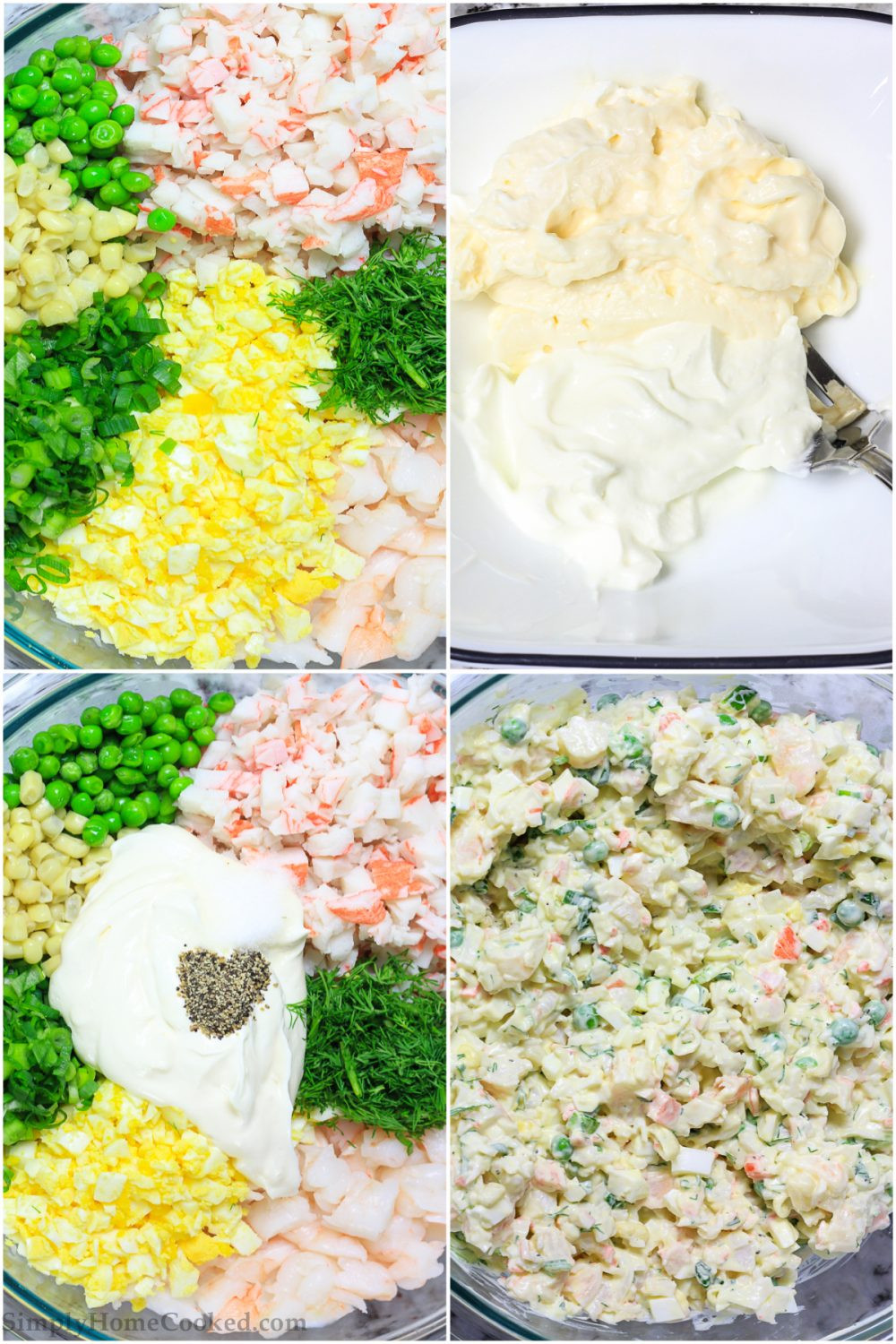 Shrimp Crab Salad
 Imitation Crab Salad with Shrimp Recipe VIDEO Simply