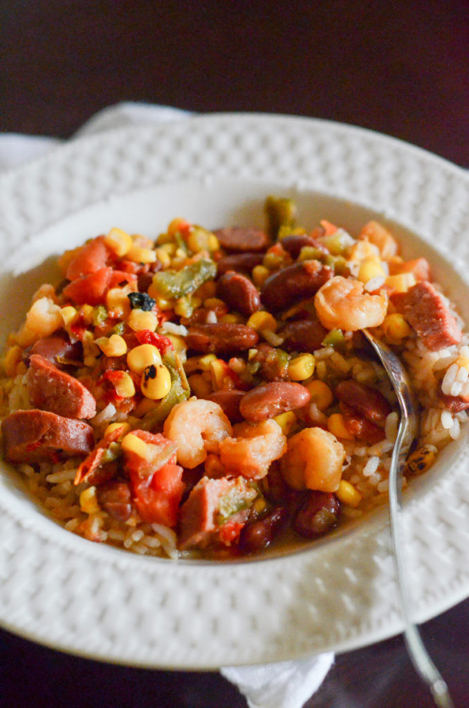 Shrimp Creole Soup
 Creole Sausage and Shrimp Soup