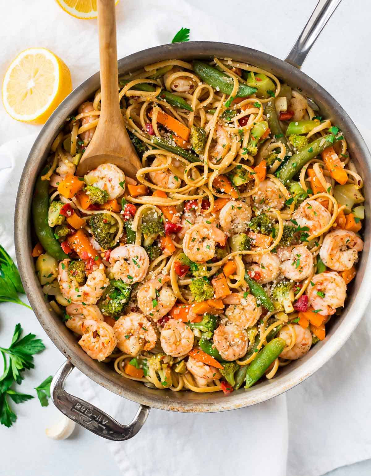 Shrimp Pasta Meals
 Garlic Shrimp Pasta