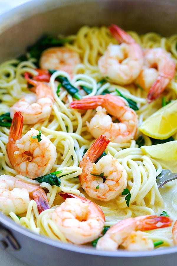 Shrimp Pasta Meals
 Creamy Shrimp Pasta