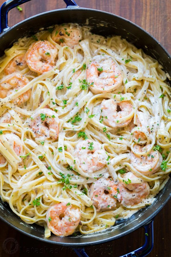 Shrimp Pasta Meals
 Creamy Shrimp Pasta Recipe VIDEO NatashasKitchen