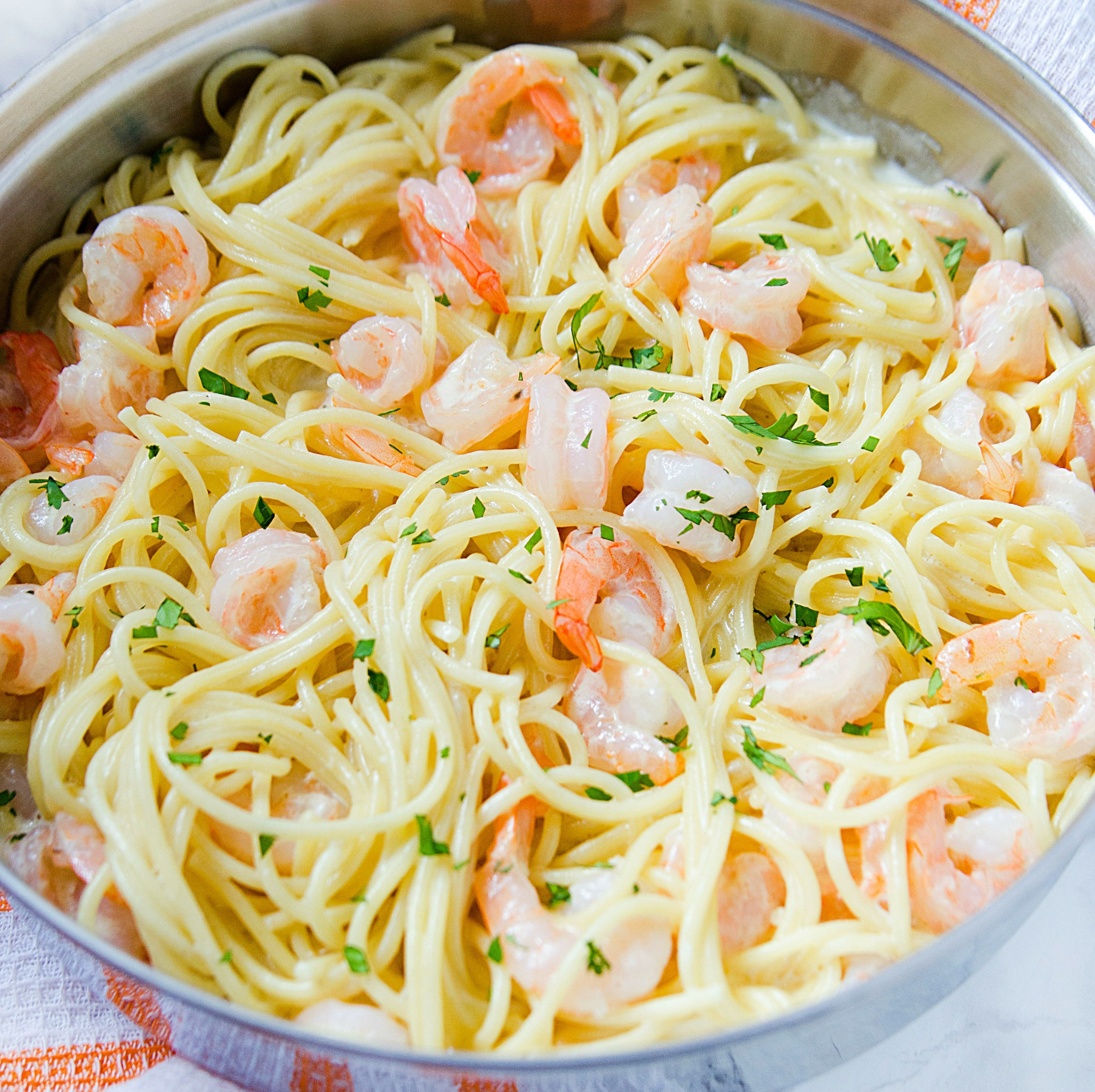 Shrimp Recipes With Pasta
 Four Cheese Garlic Shrimp Pasta