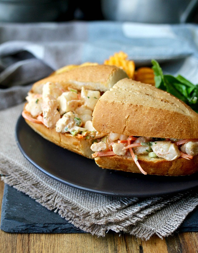 Shrimp Salad Sandwiches
 Thai Style Shrimp Salad Sandwiches