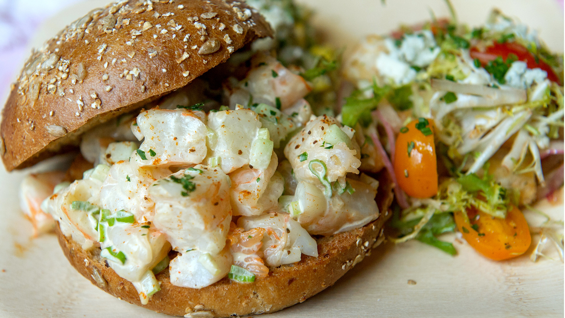 Shrimp Salad Sandwiches
 Popcorn Shrimp Salad Sandwiches with Old Bay Aioli TODAY