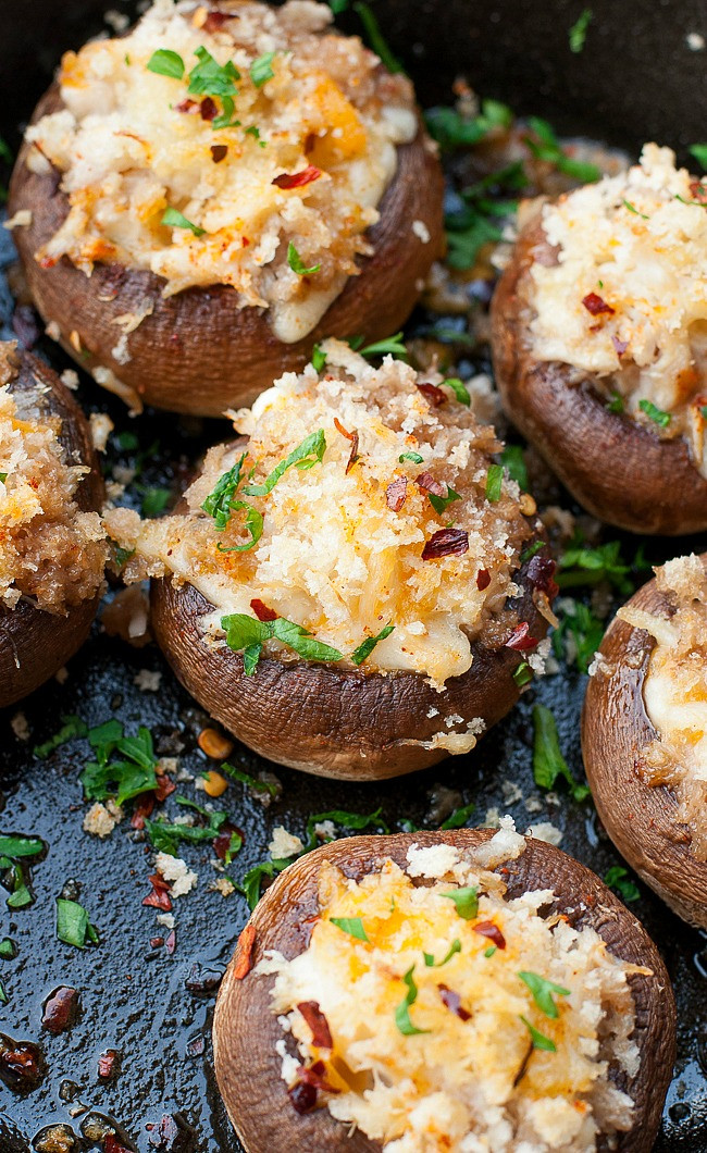 Shrimp Stuffed Mushroom Recipes
 Crab Stuffed Mushrooms Recipe Peas and Crayons