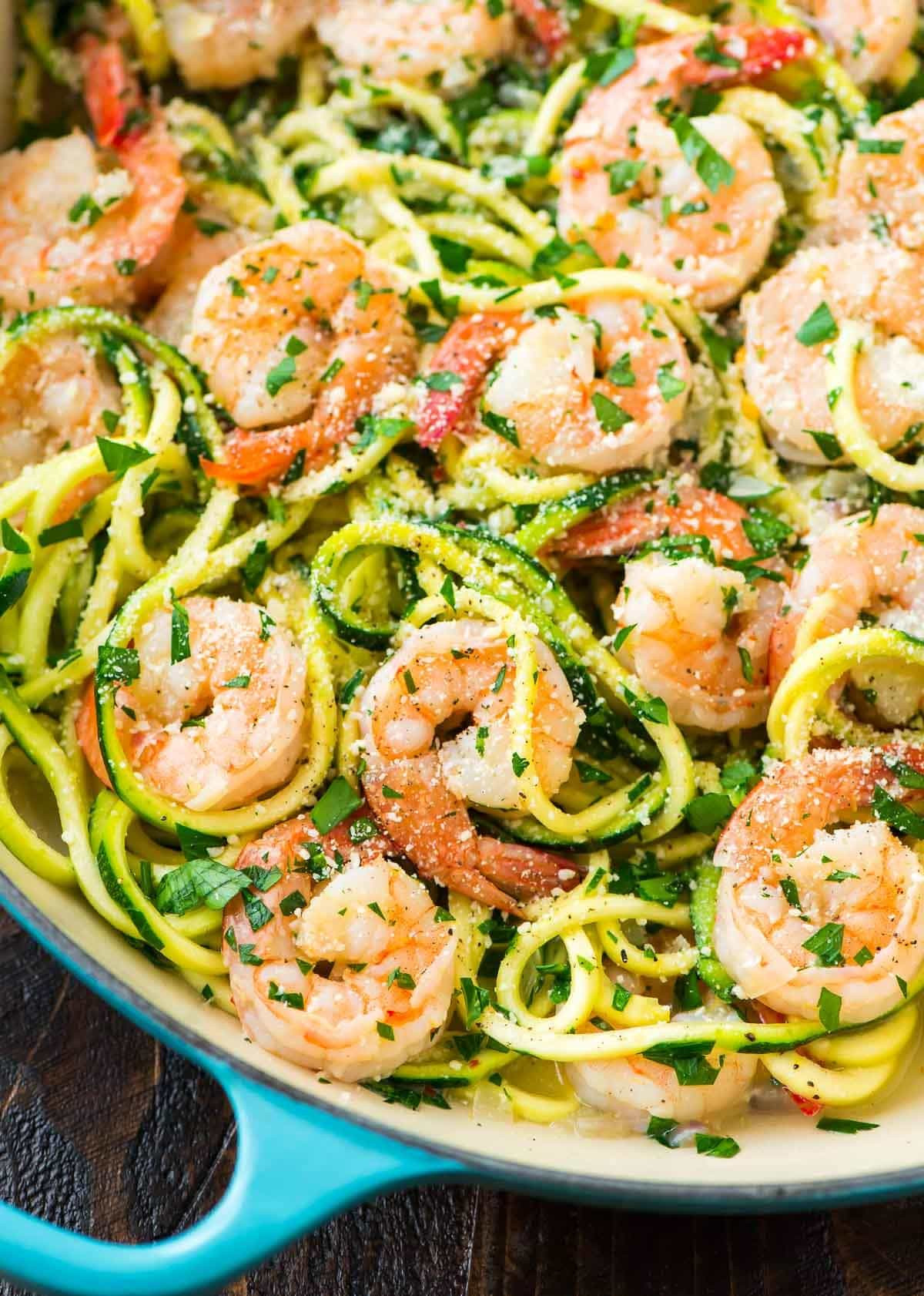 Shrimp Zucchini Noodles
 16 of the Best Easy Shrimp Recipes You Need to Make Soon