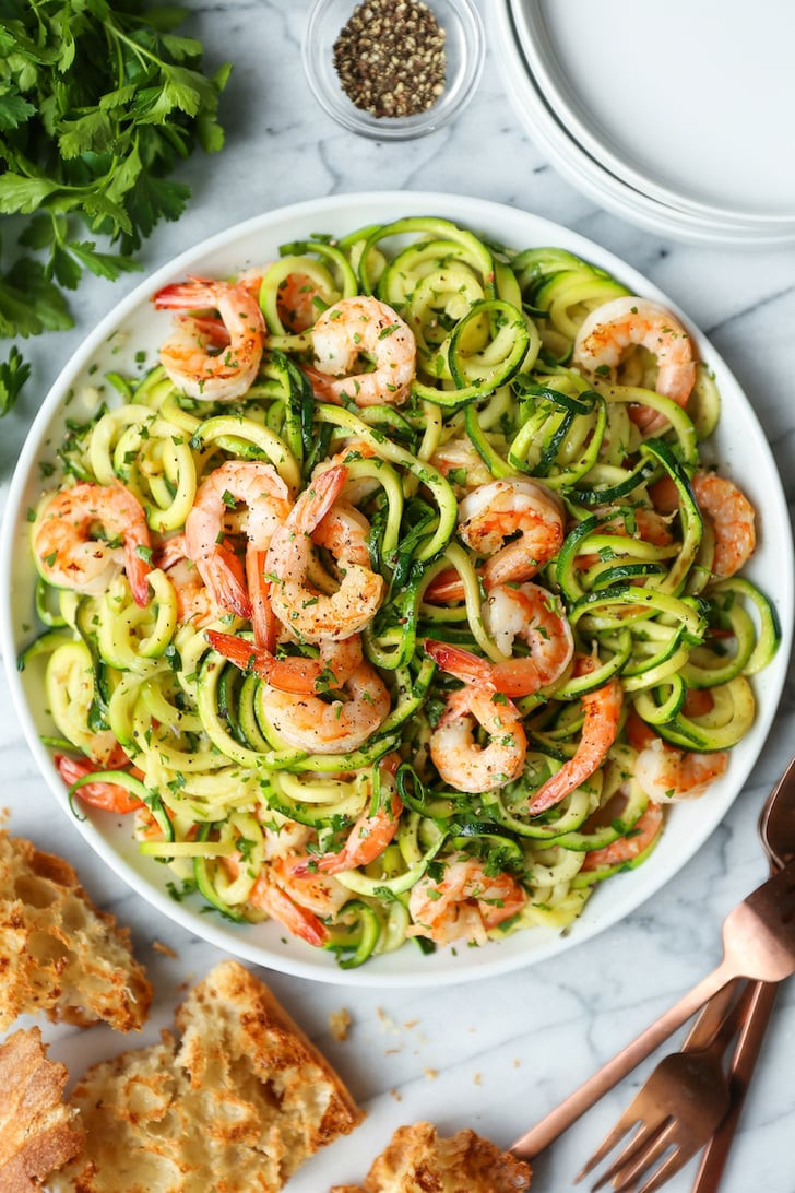 Shrimp Zucchini Noodles
 Garlic Butter Shrimp Zucchini Noodles