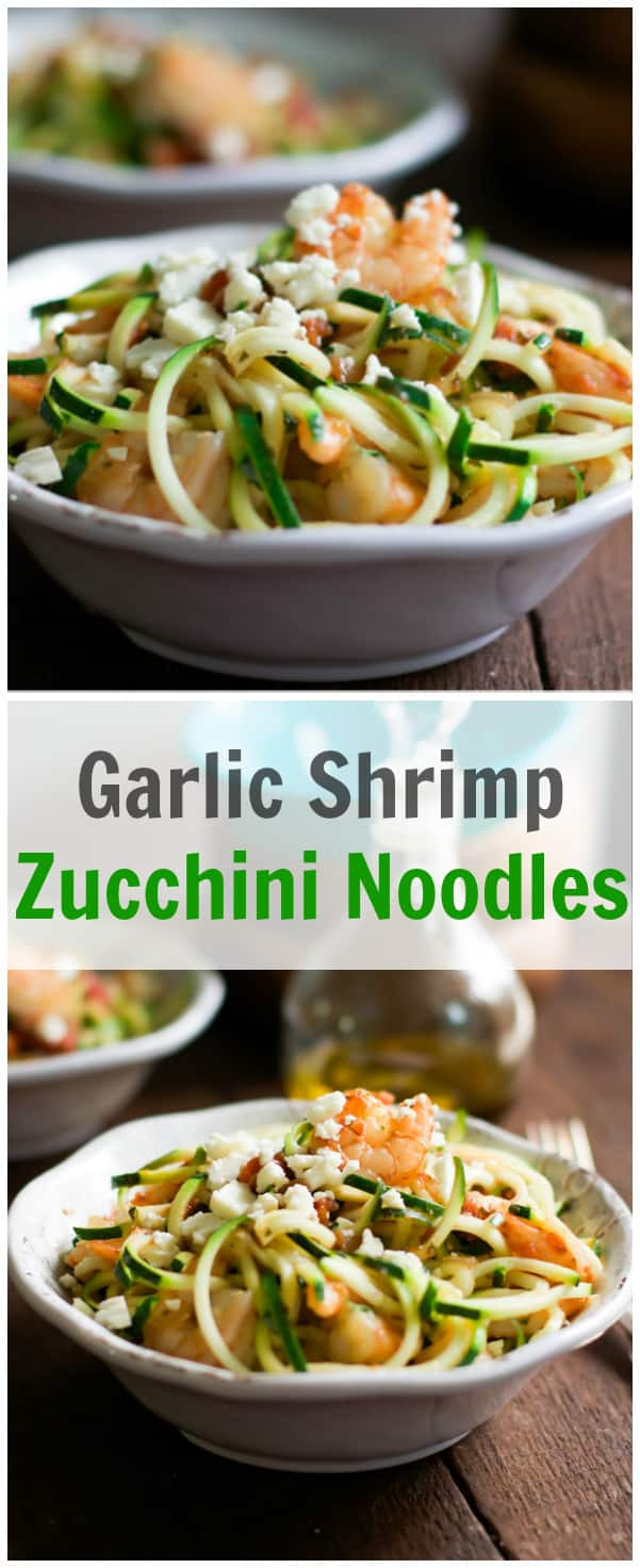 Shrimp Zucchini Noodles
 Garlic Shrimp with Zucchini Noodles Primavera Kitchen