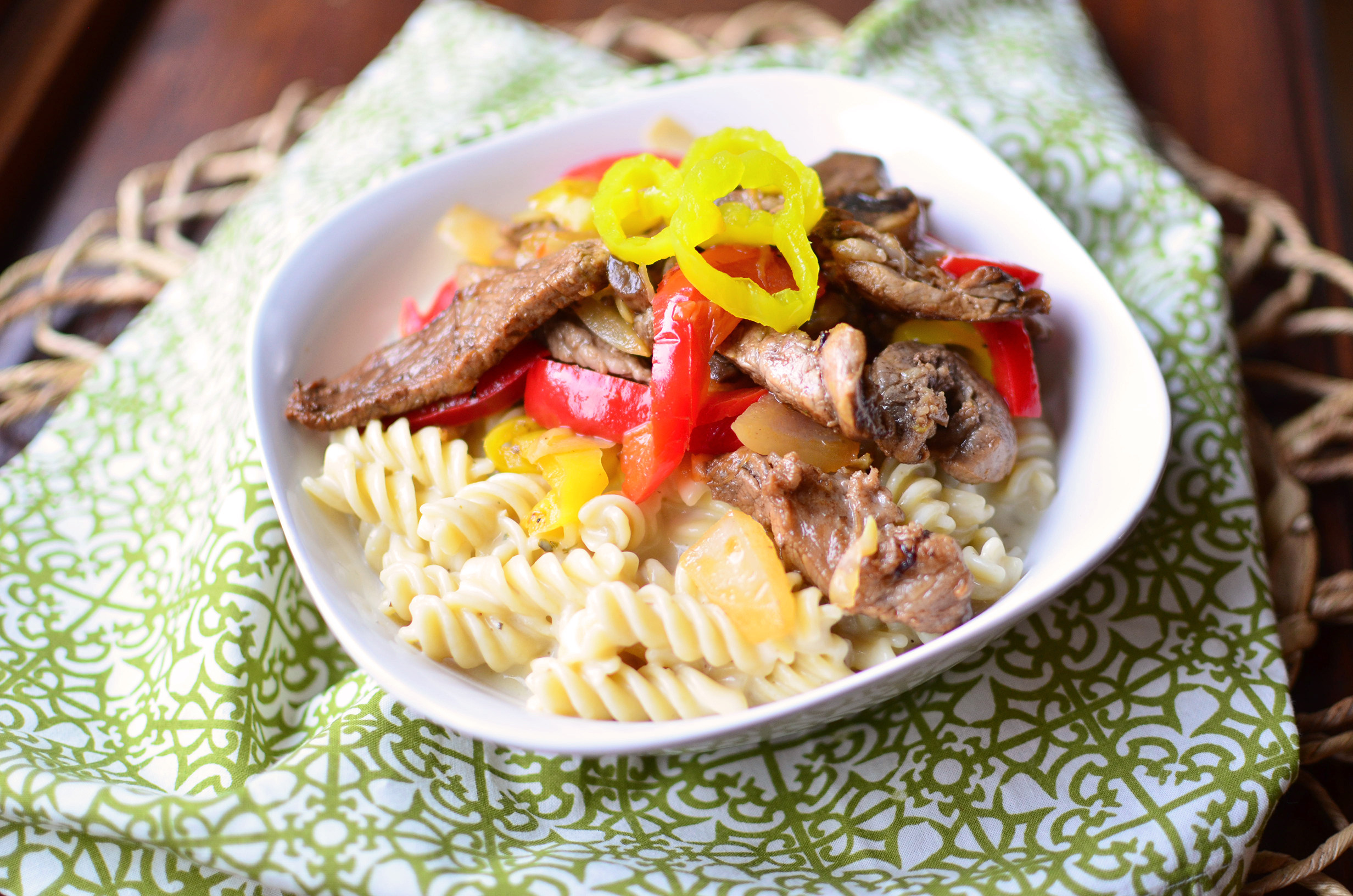 Side Dishes For Philly Cheese Steak
 Philly Cheesesteak Pasta Simple Sweet & Savory