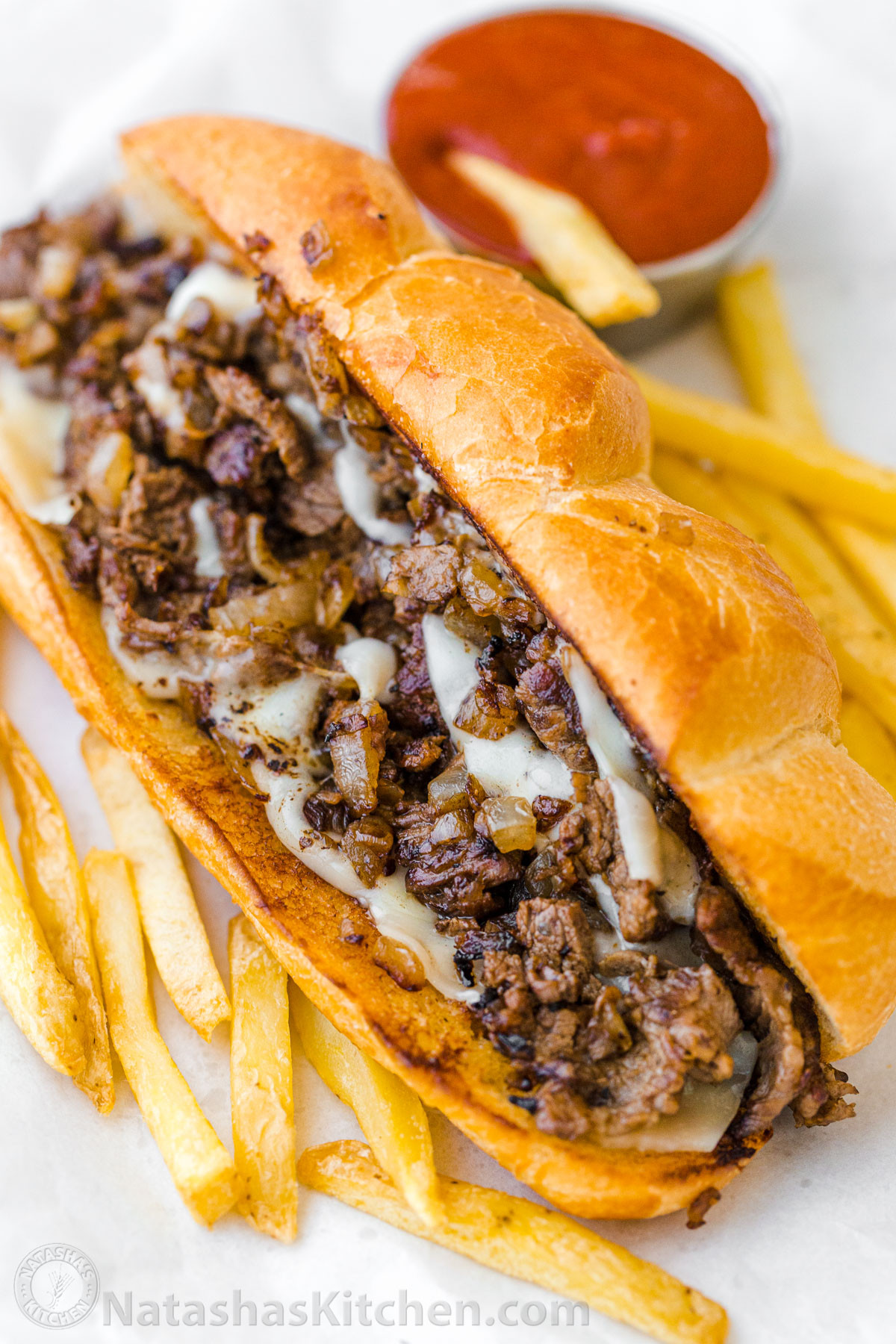 Side Dishes For Philly Cheese Steak
 Philly Cheesesteak Recipe VIDEO NatashasKitchen