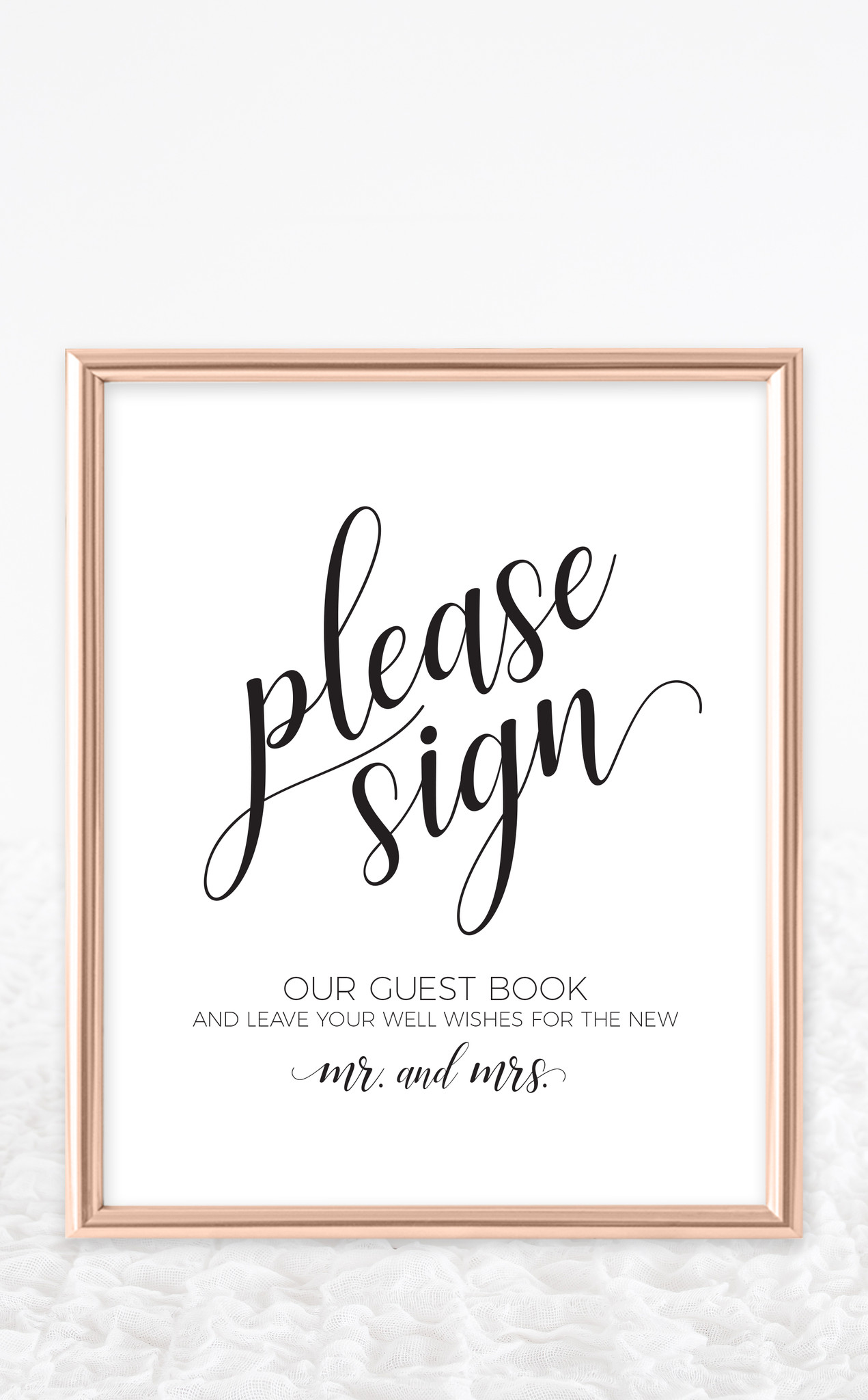 Signing Guest Book Wedding
 Printable Wedding Guest Book Sign – ARRA Creative