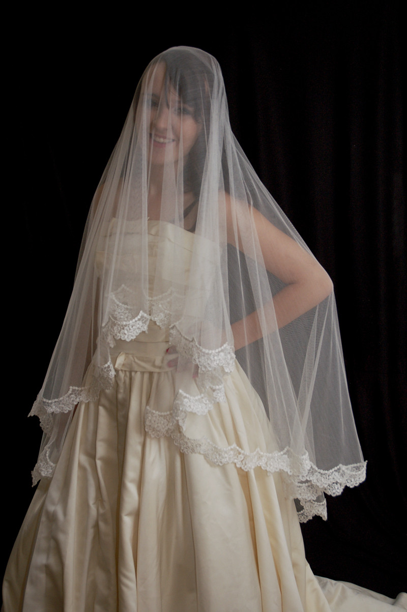 Silk Tulle Wedding Veil
 Tradewind Tiaras Kate Middleton Silk Tulle Veil Replica