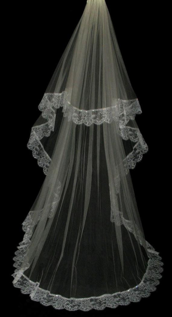 Silk Tulle Wedding Veil
 Silk tulle veil bridal veil silk tulle wedding veil