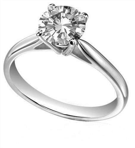 Silver Diamond Engagement Rings
 Diamond Unique Solid Silver Rhodium platinum Engagement