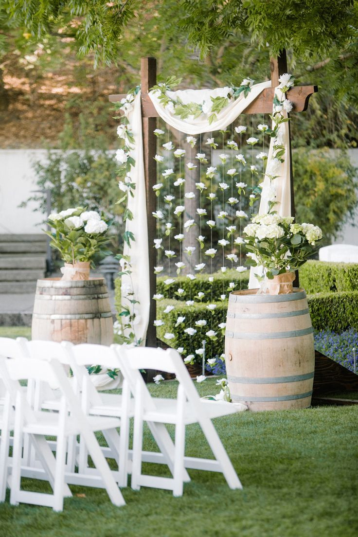 Simple Backyard Weddings Ideas
 25 Chic and Easy Rustic Wedding Arch Altar Ideas for DIY