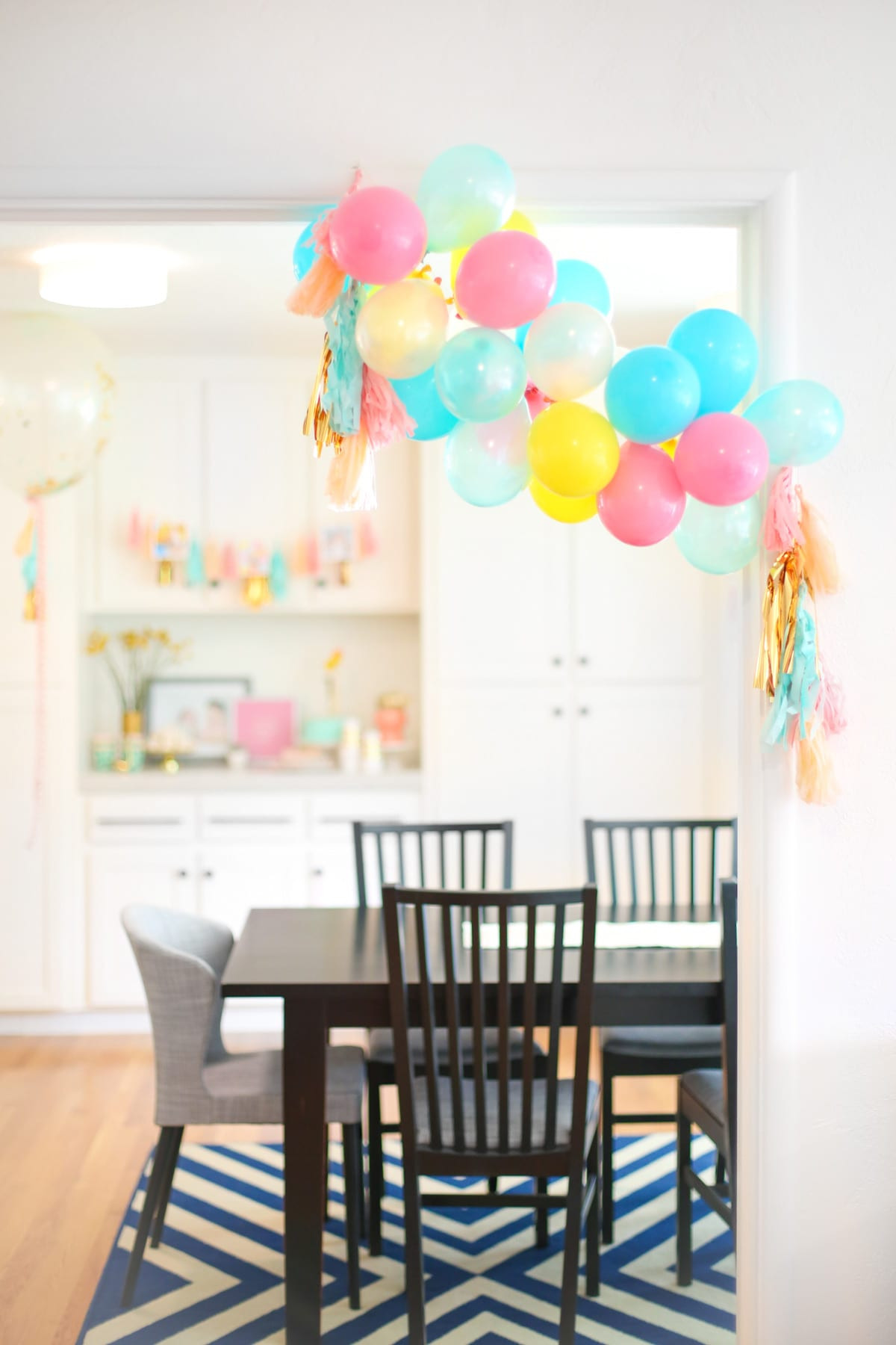 Simple Birthday Decorations
 A Simple and Sweet 1st Birthday Party Lovely Indeed