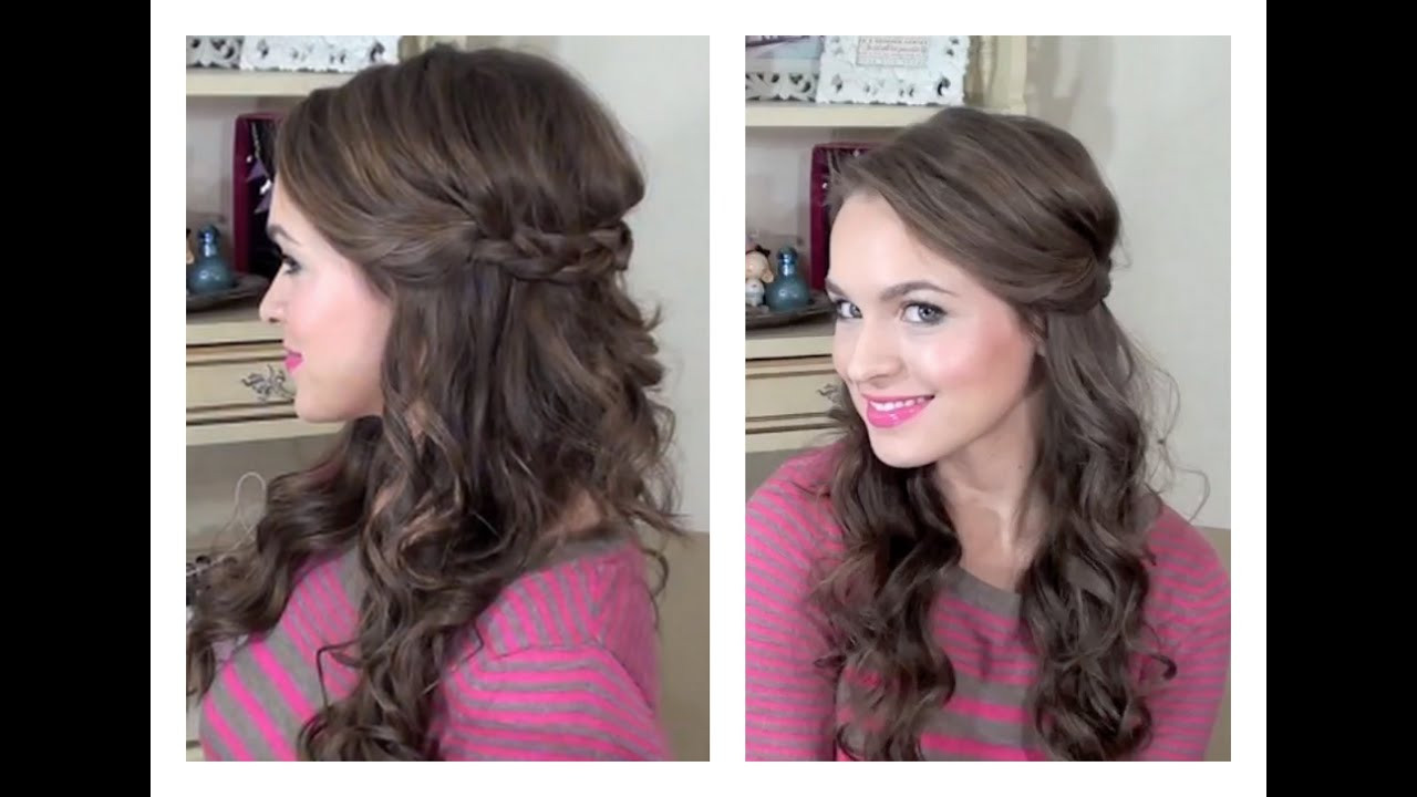 Simple Bridesmaids Hairstyles
 Simple Half Up Hairstyle My Bridesmaids Hairstyles