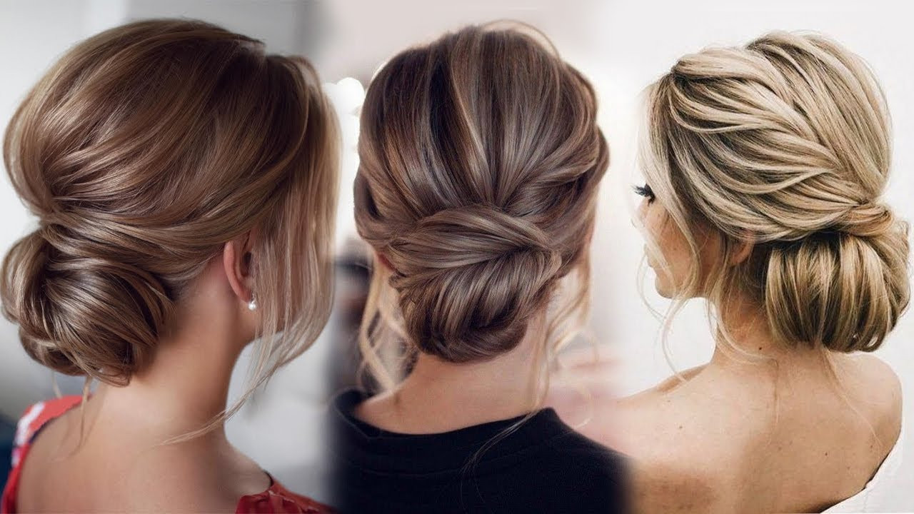 Simple Bridesmaids Hairstyles
 Simple bun hairdos Bridesmaid Hairstyle Simple updo