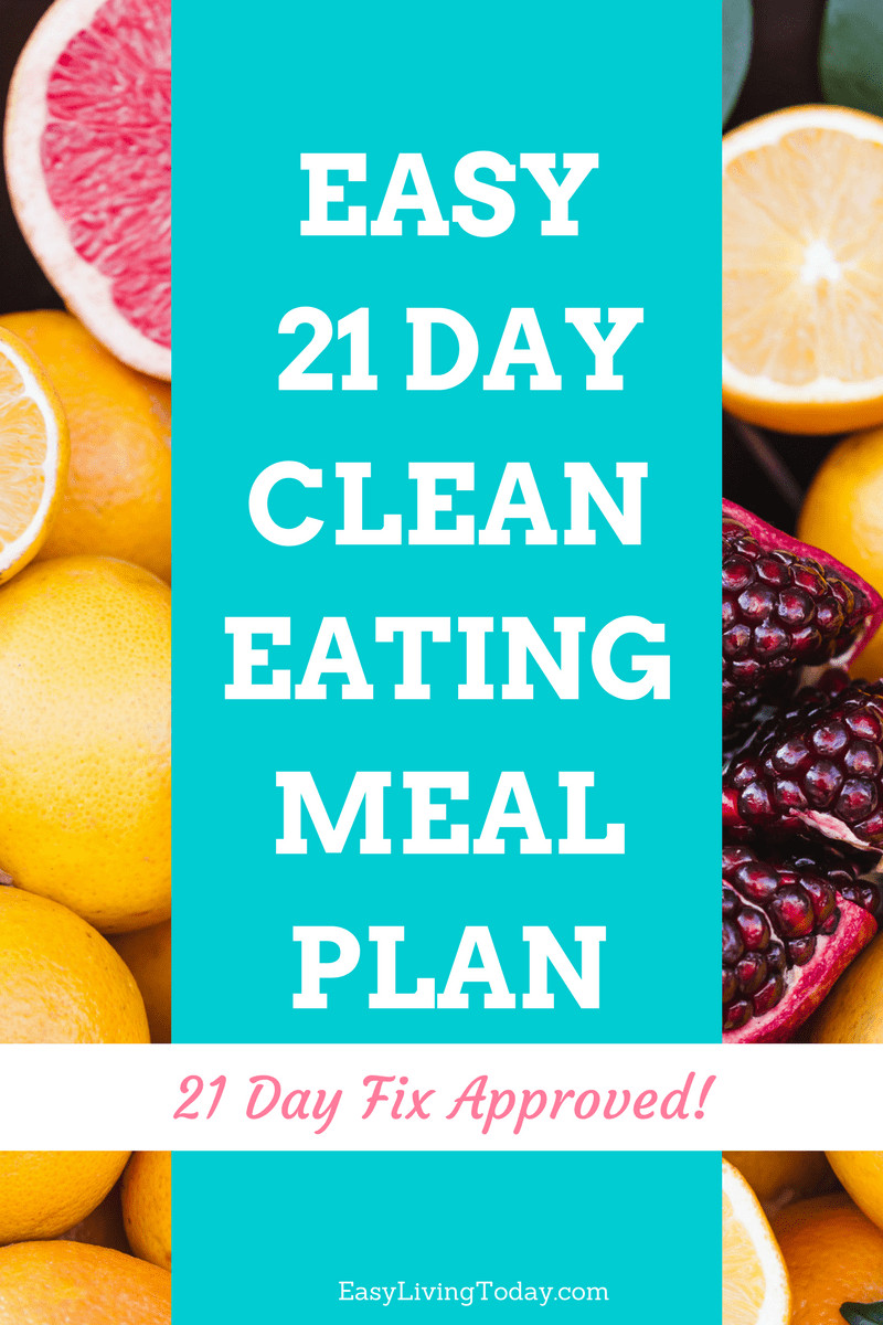 Simple Clean Eating Meal Plans
 Clean Eating Meal Plans for Beginners Easy Living Today