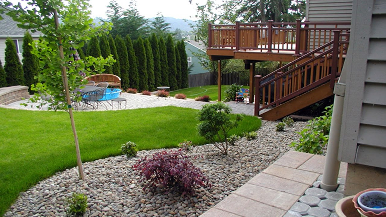 Simple Outdoor Landscape
 Simple Small Backyard Landscaping Ideas