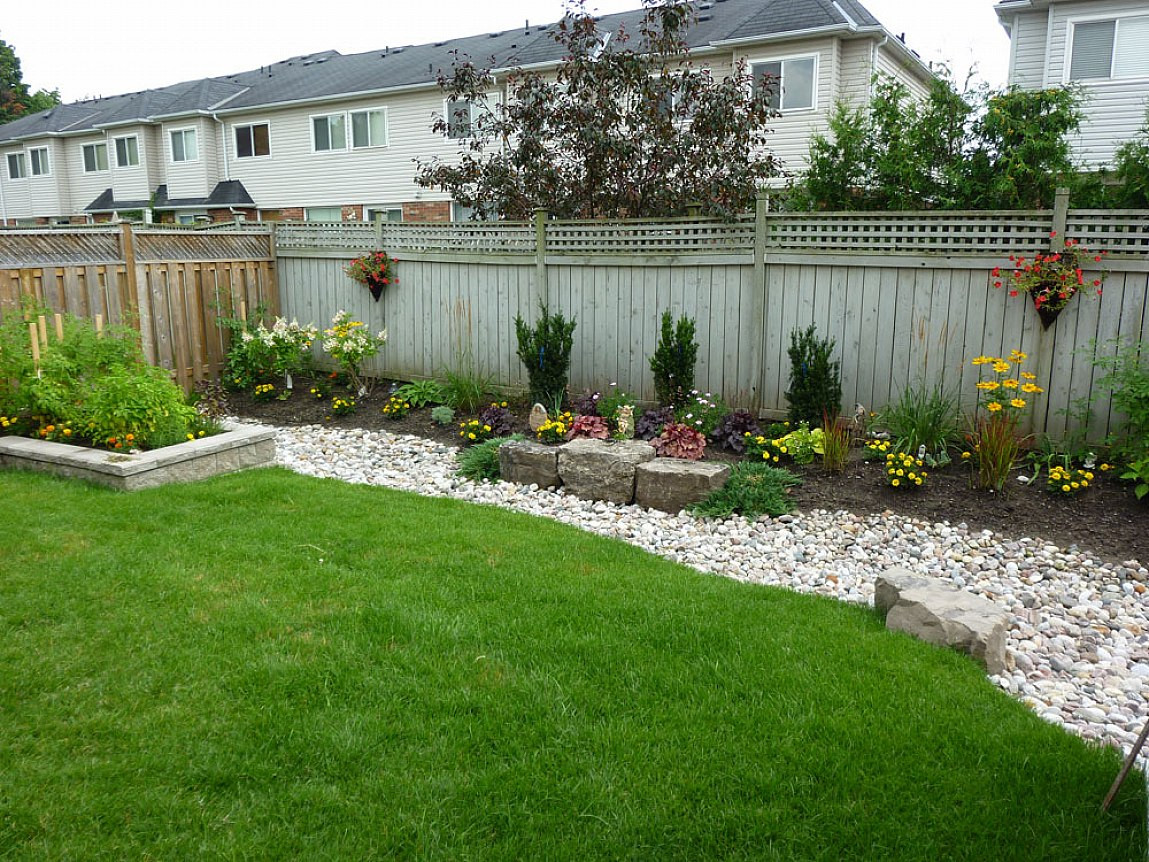 Simple Outdoor Landscape
 Small Backyard Landscaping Concept to Add Cute Detail in
