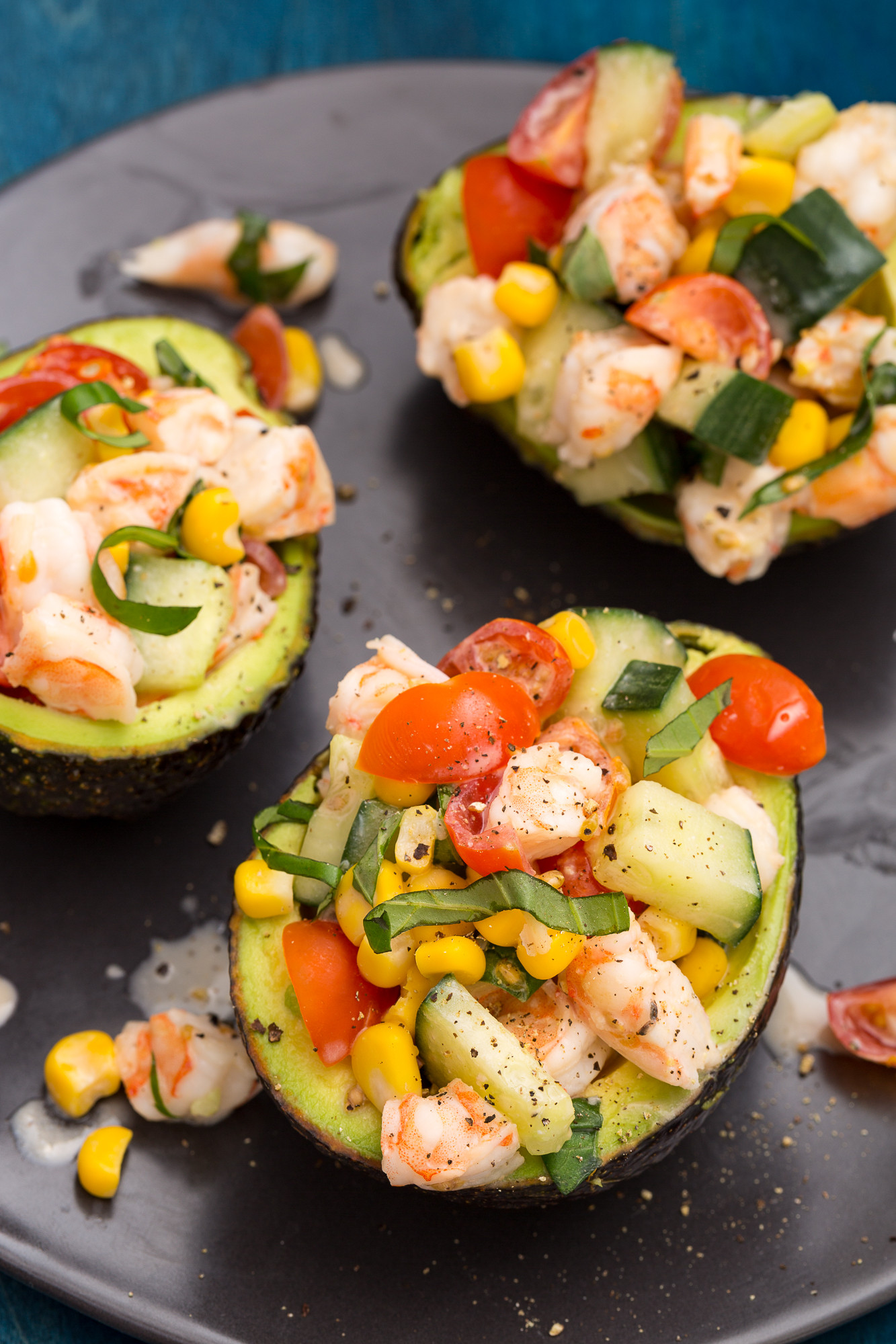 Simple Shrimp Salad
 Best Shrimp Salad Stuffed Avocados