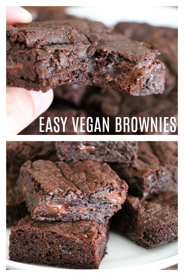 Simple Vegan Brownies
 Easy Vegan Brownies TheVegLife
