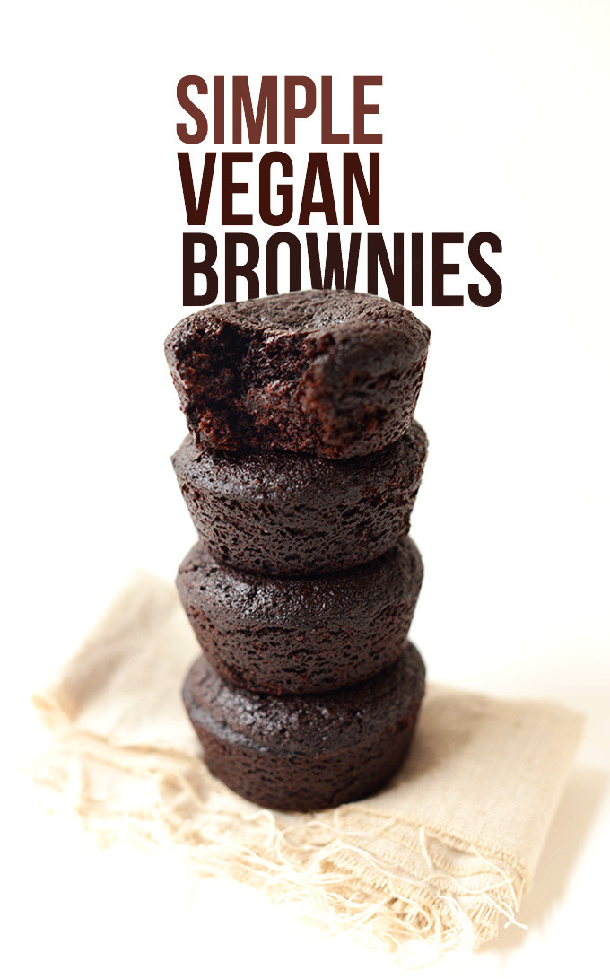 Simple Vegan Brownies
 Simple Vegan Brownies