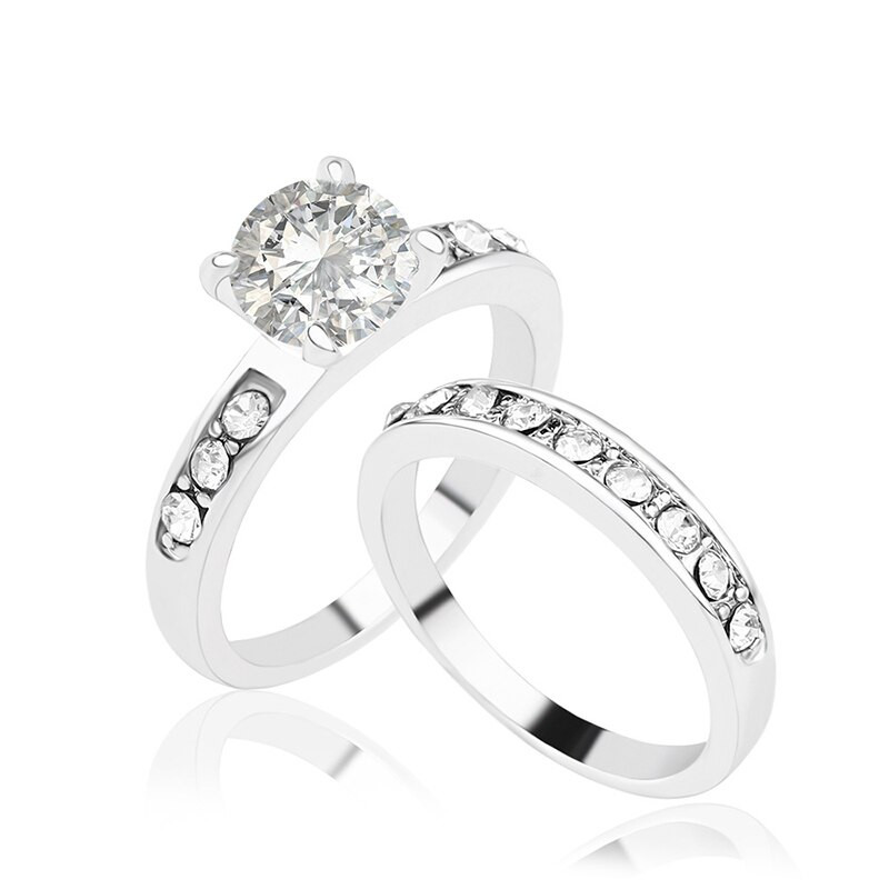 Simple Wedding Ring Sets
 Utimtree Classic Simple Wedding Engagement Proposal Rings