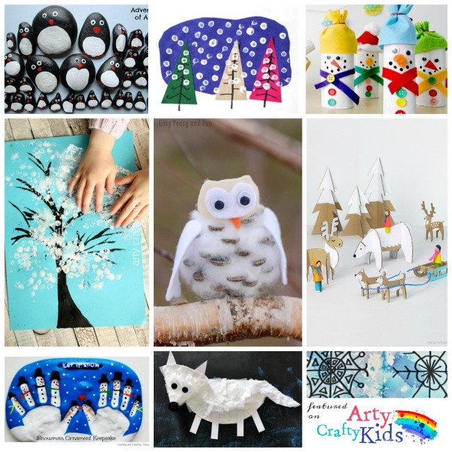 Simple Winter Craft For Kids
 16 Easy Winter Crafts for Kids Arty Crafty Kids