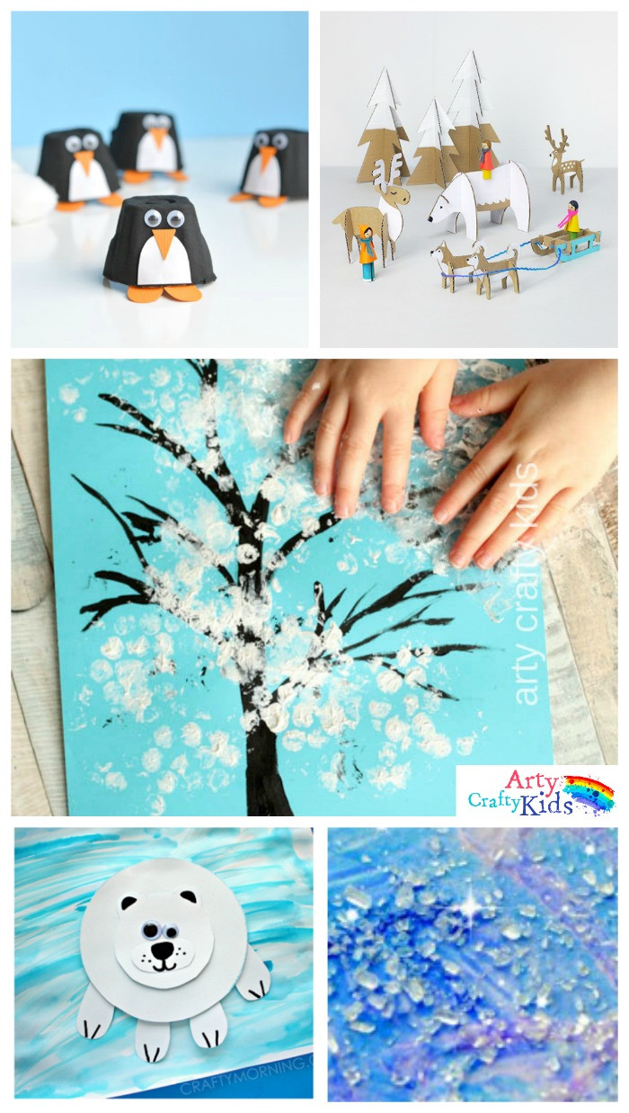 Simple Winter Craft For Kids
 16 Easy Winter Crafts for Kids Arty Crafty Kids