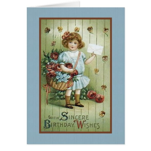 Sincere Birthday Wishes
 With Sincere Birthday Wishes Greeting Cards