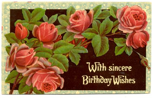 Sincere Birthday Wishes
 BIRTHDAY With Sincere Birthday Wishes Red Roses