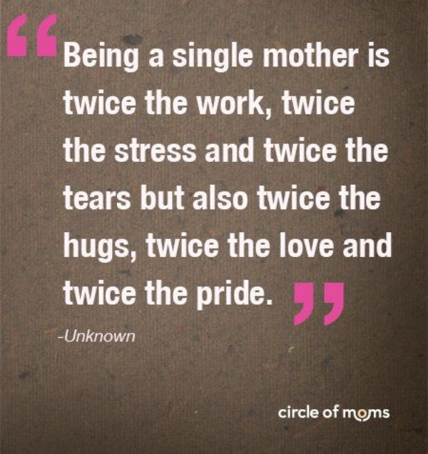 Single Mother Quotes
 25 Most Original Single Mom Quotes Be Proud