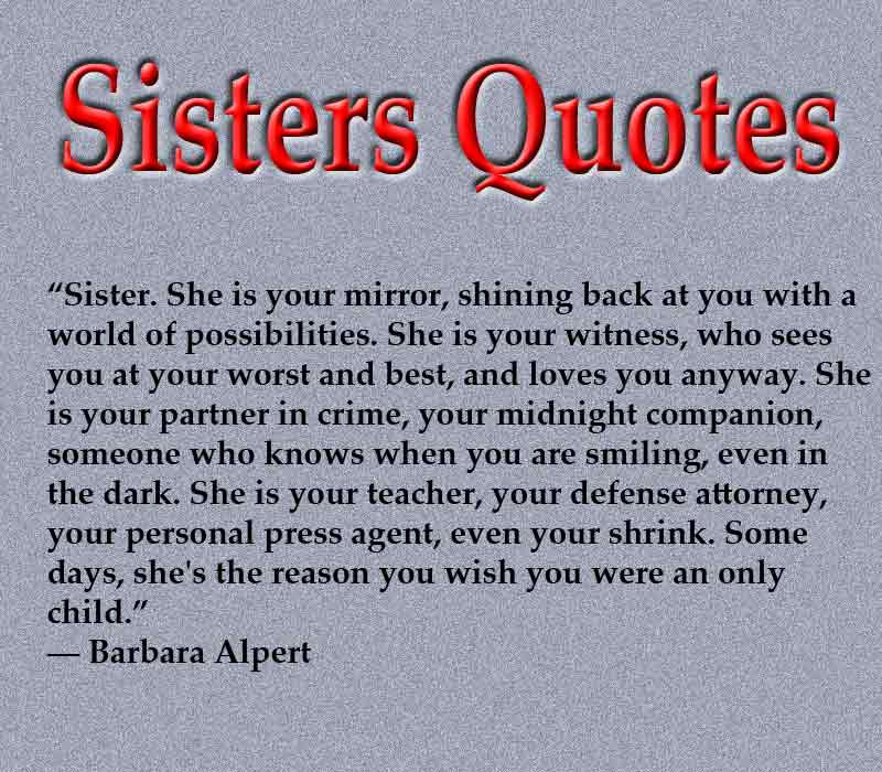 Sisters Love Quotes
 20 Loving And Caring Sister Quotes DesignBump