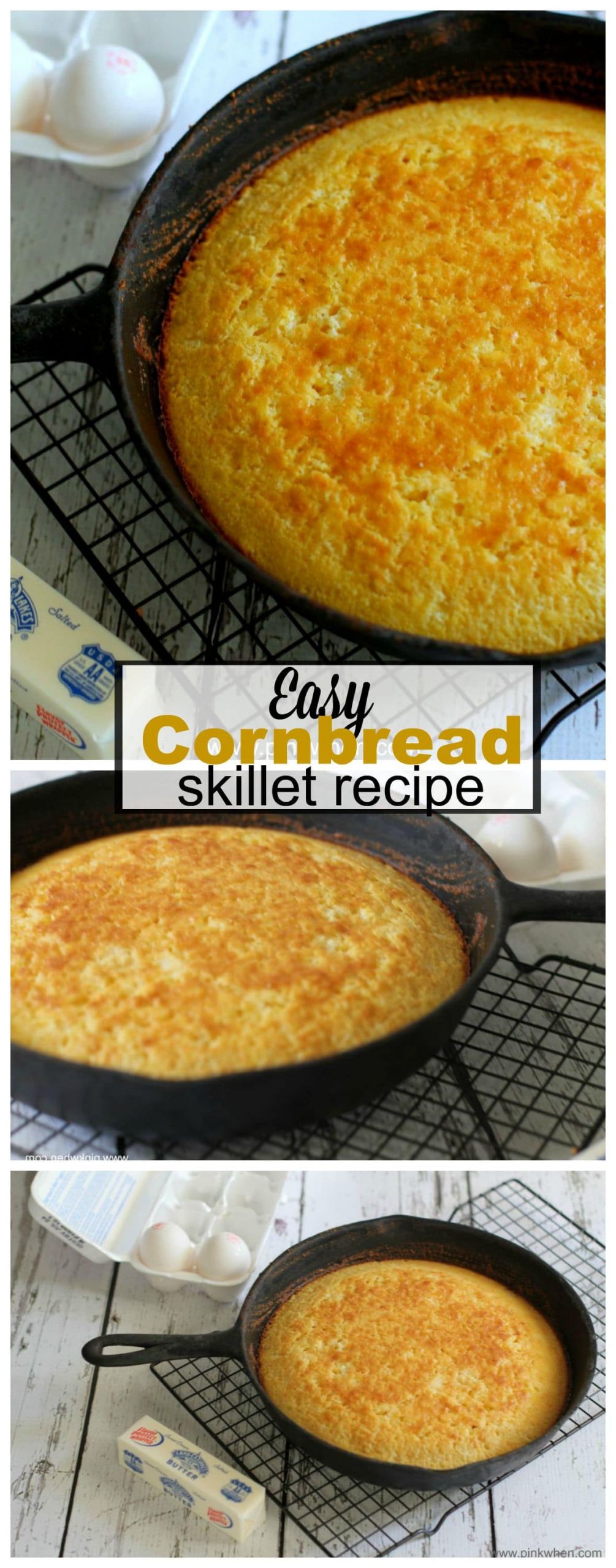 Skillet Cornbread Recipe
 How to Make a Skillet Cornbread Recipe PinkWhen