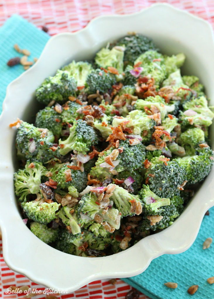 Skinny Broccoli Salad
 Skinny Broccoli Salad Belle of the Kitchen