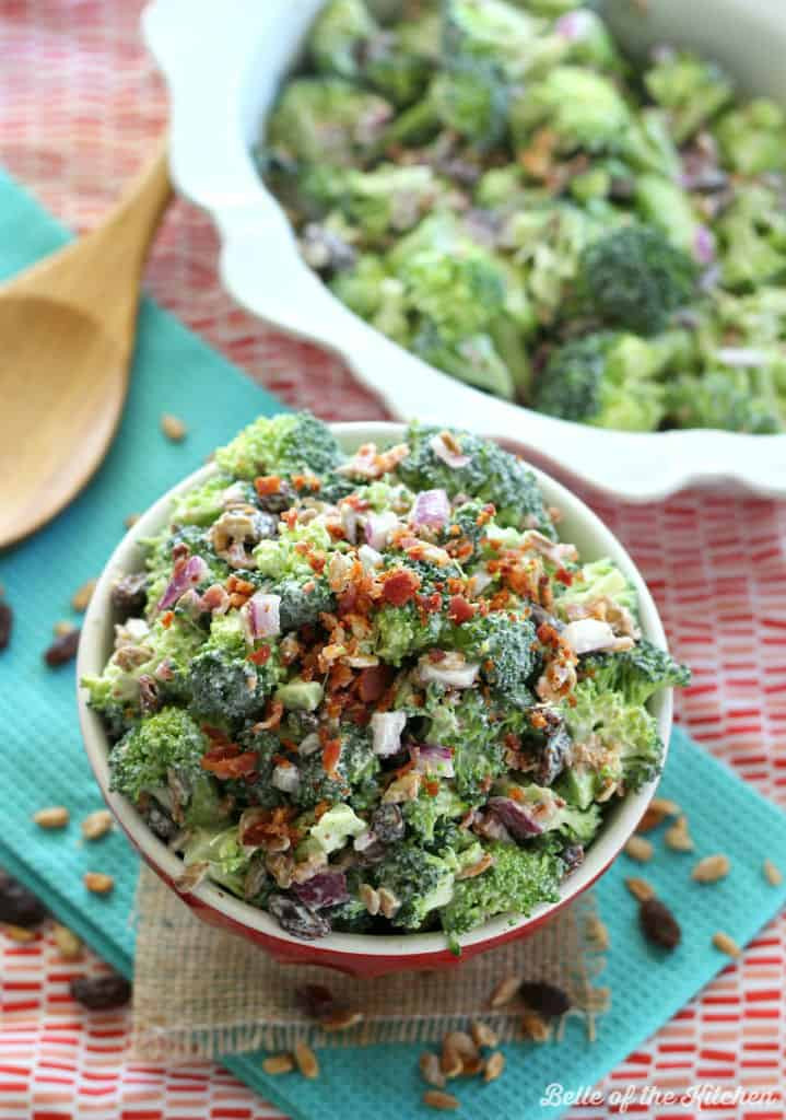 Skinny Broccoli Salad
 Skinny Broccoli Salad Belle of the Kitchen