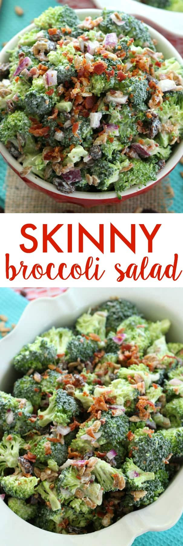 Skinny Broccoli Salad
 Skinny Broccoli Salad Belle of the Kitchen