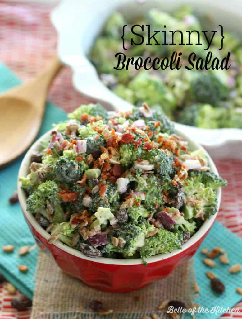 Skinny Broccoli Salad
 Skinny Broccoli Salad Belle of the Kitchen