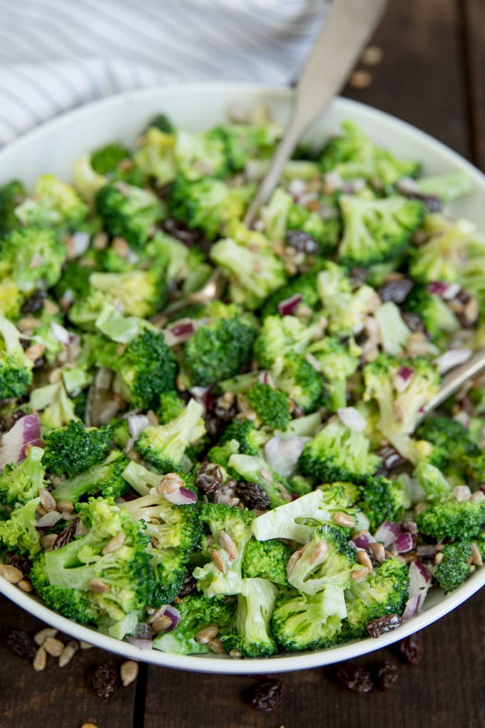 Skinny Broccoli Salad
 Easy Skinny Broccoli Salad