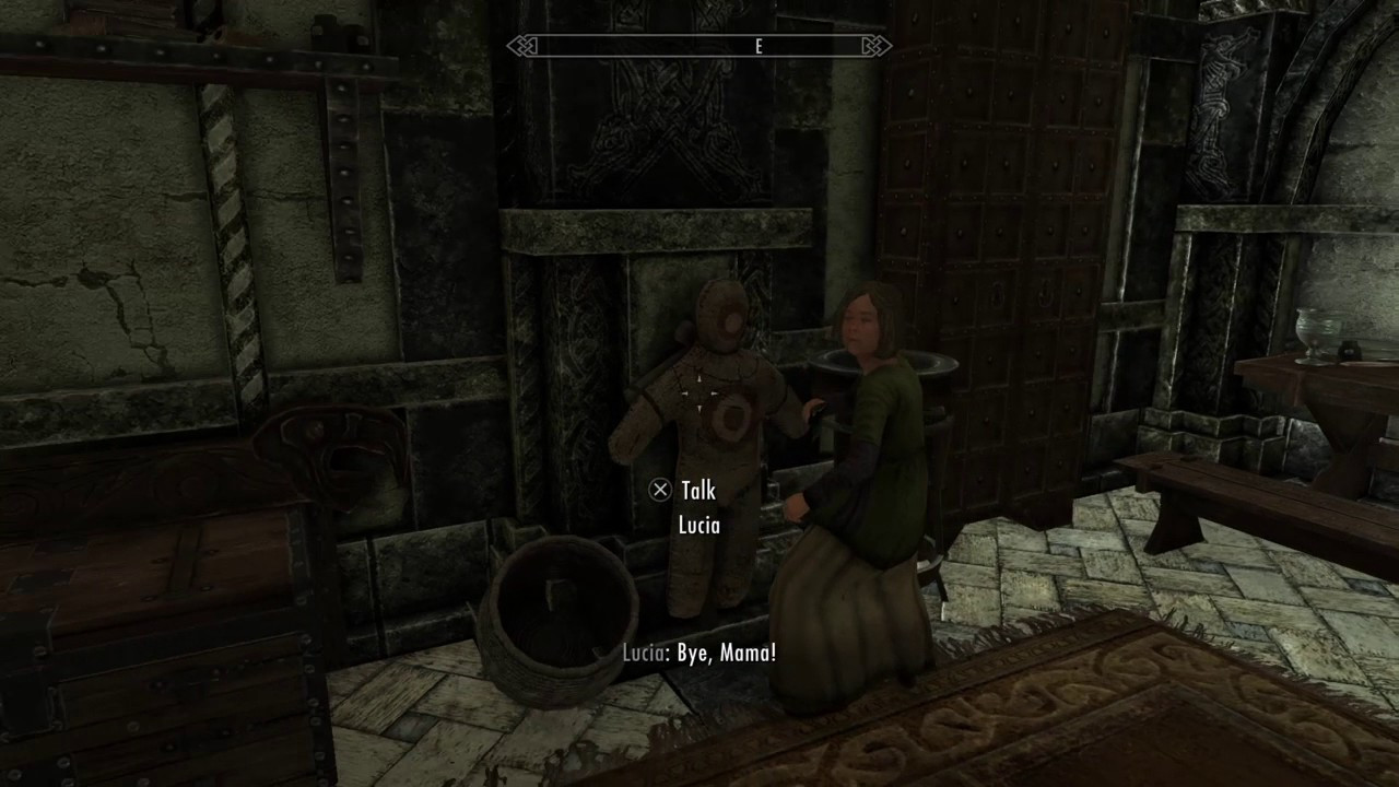 Skyrim Can'T Give Child Gift
 Skyrim your kids use the weapons you give them