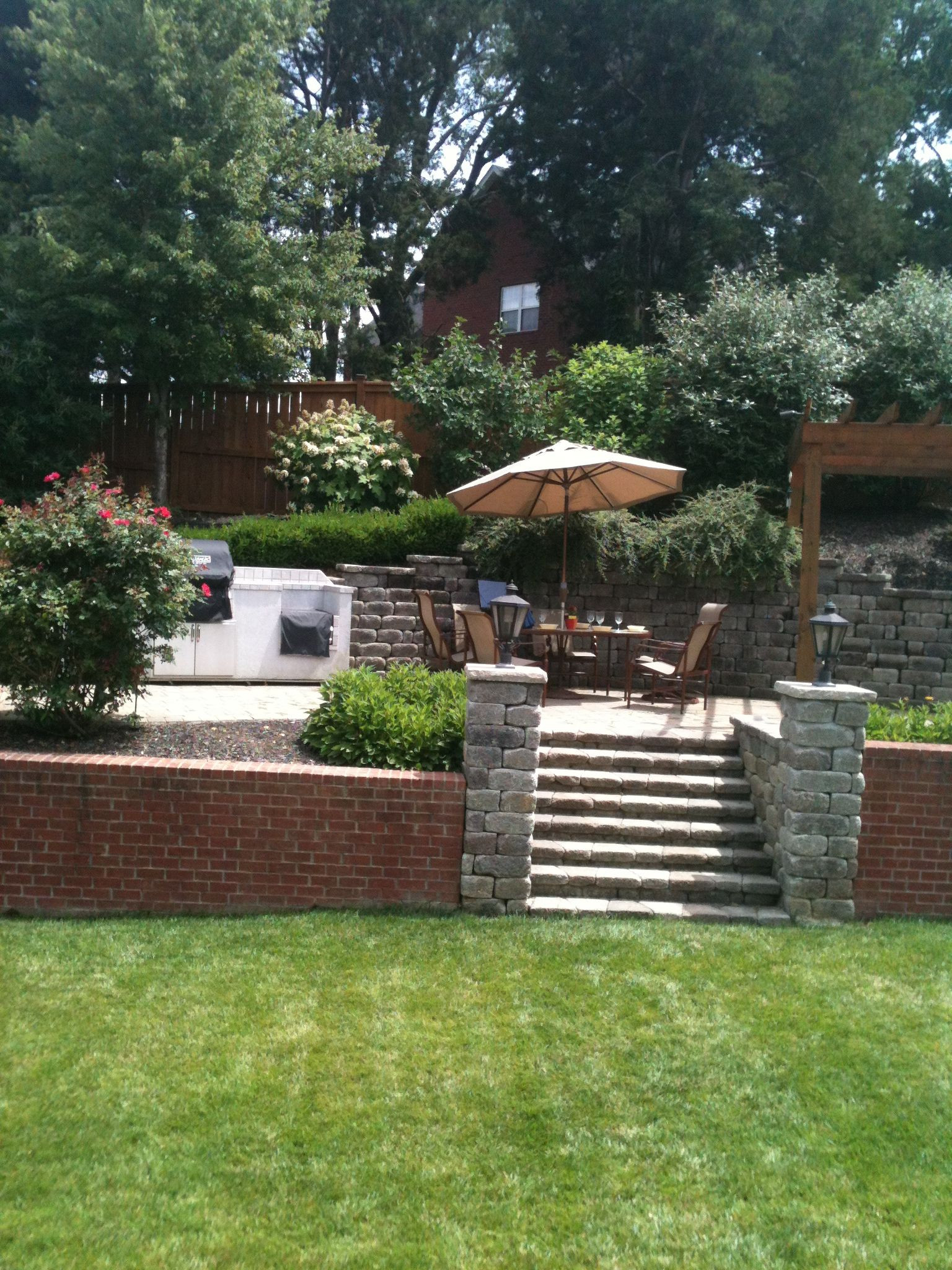 Sloped Backyard Deck Ideas
 This is a great idea for a sloped backyard
