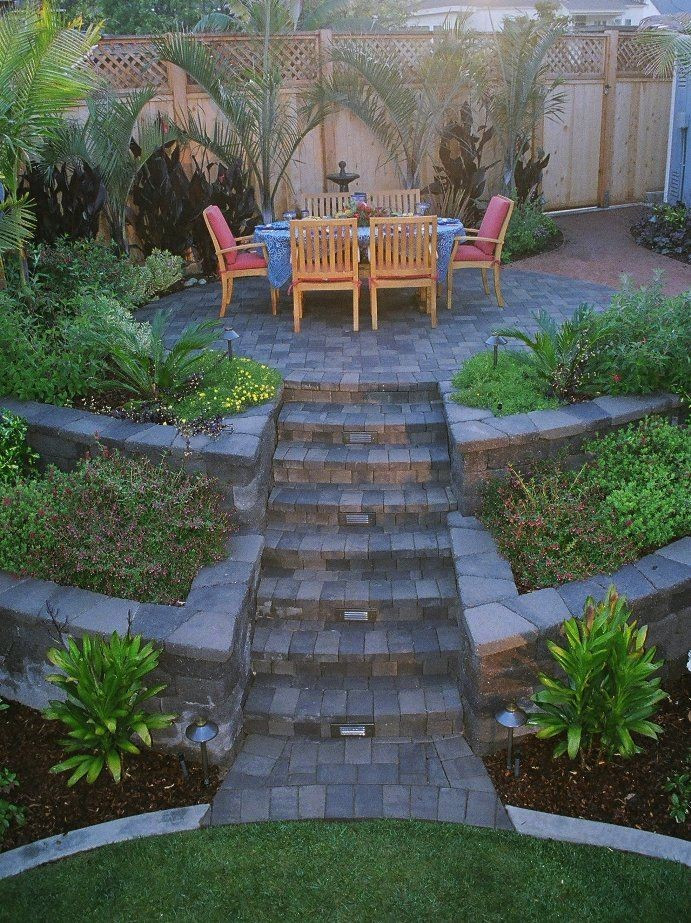 Sloped Backyard Deck Ideas
 Backyard Landscaping Slope Patio – recognizealeader