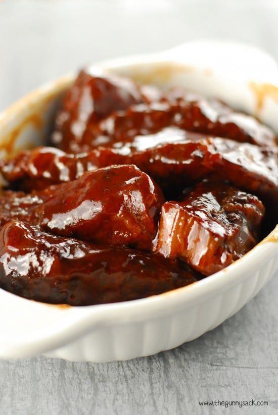 Slow Cooker Boneless Pork Ribs Not Bbq
 Slow Cooker Barbecue Ribs Recipe The Gunny Sack