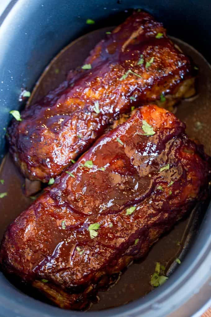 Slow Cooker Boneless Pork Ribs Not Bbq
 Slow Cooker Barbecue Ribs Crockpot Ribs Dinner then