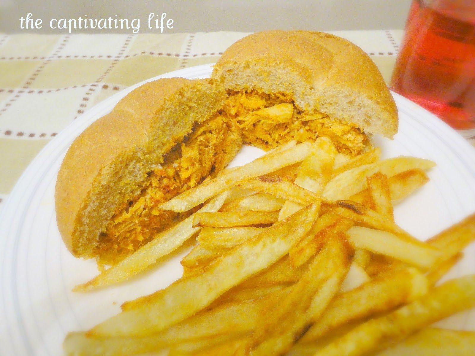 Slow Cooker Buffalo Chicken Sandwiches
 The Captivating Life Slow Cooker Buffalo Chicken Sandwiches