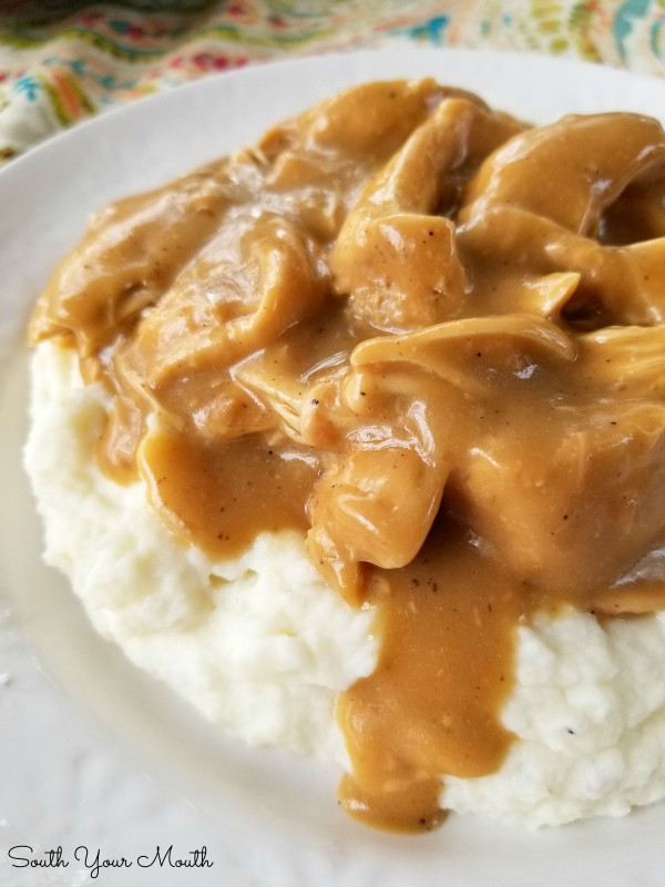 Slow Cooker Chicken And Potatoes With Gravy
 Crock Pot Chicken & Gravy Recipe in 2020