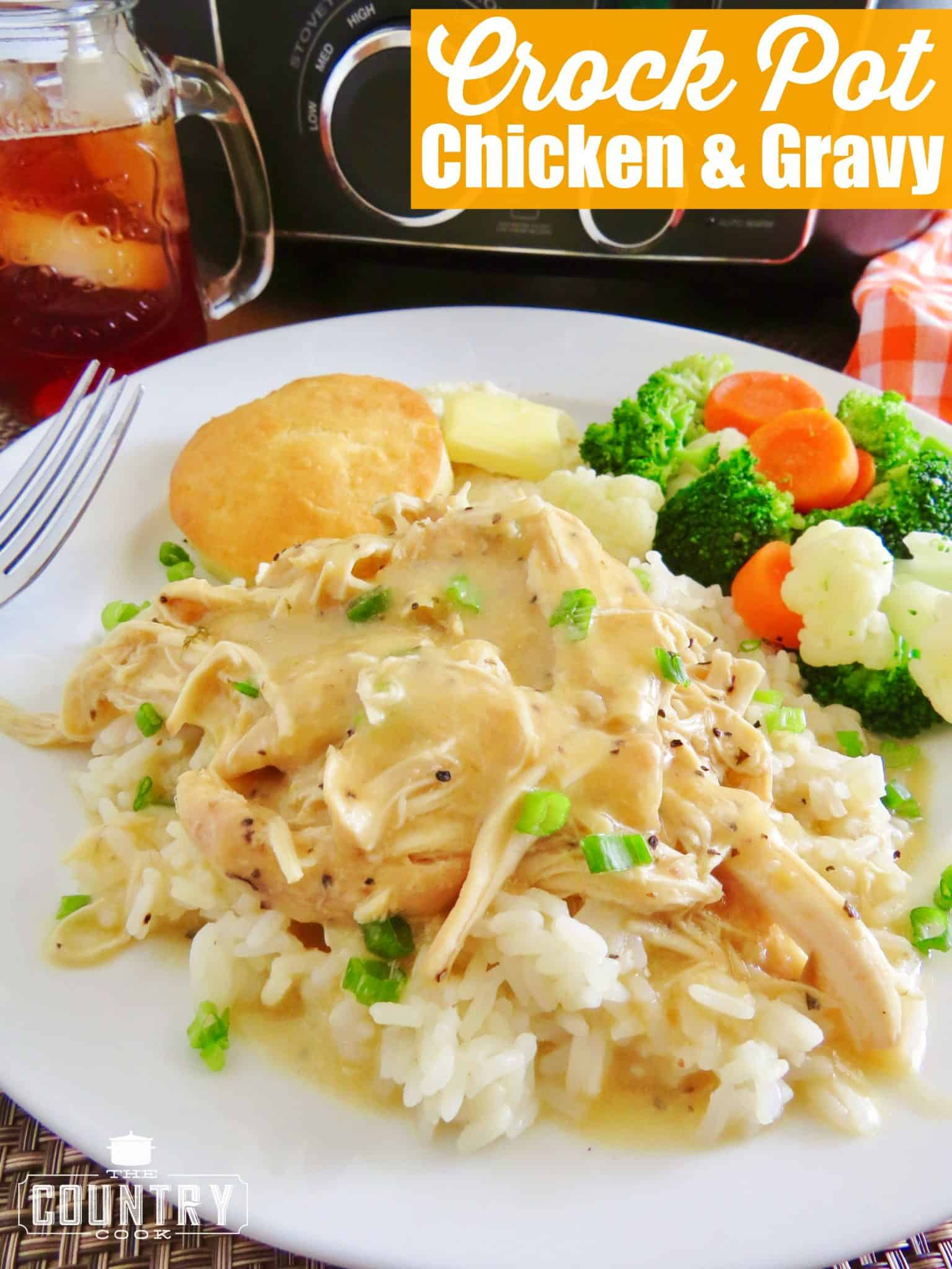 Slow Cooker Chicken And Potatoes With Gravy
 Crock Pot Chicken and Gravy The Country Cook